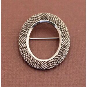 Vintage Serpent Elegance Silver Tone Brooch - U22